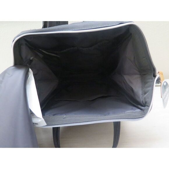 BB Gear Gray Unisex Mini Backpack Diaper Bag w/Adjustable Shoulder Straps - Picture 10 of 12